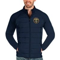 Muška antigua mornarica Denver Nuggets nadmorska jakna sa punim zip jaknom