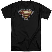 Superman - lančani štit - visoka fit majica s kratkom rukavom - XX-LEGA