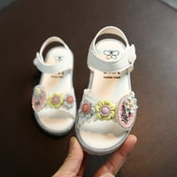 Veličina dječjih cipela za 3 godine - godina slatke sandale Princeze cvjetne plaže Mekane patike ružičaste