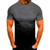 Jsaierl Muške grafičke majice Ljeto 3D print košulje Slim Fit s kratkim rukavima Top Plus size Crew