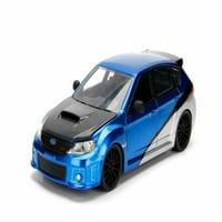 Subaru Imprezat WR STI, sudbina bijesnog - jada - skala diecast model igračka automobila