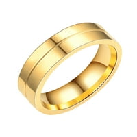 Nakit za žene Prstenje stilski i jednostavan novi titanijum čelični par prsten nakit slatki prsten trendi