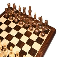 Kombinacija reproduciranog rumunjske-mađarske nacionalne turnirske šahov u Sheesham & Boxwood - 3.8