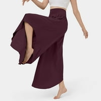 DMQupv Ljetne hlače Women plus kapri hlače za žene Lounge Hlače Ljeto sažene pamučne posteljine udobne