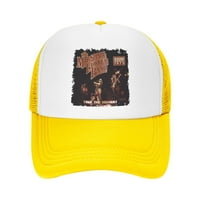 Muškarci i ženski hip hop jedinstveni otisak sa marshall tucker logotip podesivim traper šeširom žute