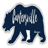Cartersville Georgia Suvenir 3x frižider magnetni medvjed dizajn