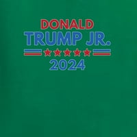 Divlji Bobby, Donald Trump JR Politička uništena grafička majica, Kelly, 4x-velika