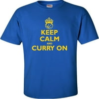 Odrasli čuvaju mirno i curry na majici