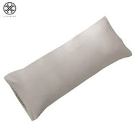 Luxtrada set ultra mekog dugih jastučari jastučni jastučni jastučnici na poklopcu koverta zatvarača za odrasle trudnice 55 x19