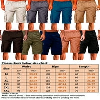 Bermuda kratke hlače za muškarce Teretne kratke hlače Elastična struka na plaži Kratki kratke hlače