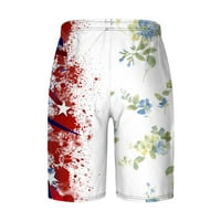 Košarkaške kratke hlače za muškarce Casual modne patchwork kratke hlače s džepovima Elastične struke