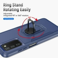 Galaxy A03S futrola, futrola za telefon u cijelom tijelu sa KickStandom za Samsung Galaxy A03S Blue