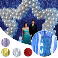 CEIPE 6,56FT folija Fringe Tinsel Shimmer Curnta zavjesa Vjenčani rođendan Party Dekoracije