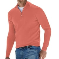 Cacommmark PI muške majice dugih rukava s dugim rukavima, pulover, bluza sa zatvaračem
