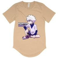 Muška hxh majica sa zakrivljenim rubom - anime majicom