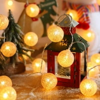 Globe String Svjetla za spavaću sobu, ukrasna svjetla, božićna svjetla, pukotina sa balkom 5ft LED baterija
