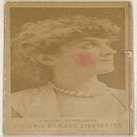 Edith Kingdon, iz glumaca i glumica serije za Virginia Brights Cigaretes Poster Print