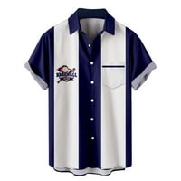 Pedort T majice za muškarce Muški Ležerne prilike Polo majica s kratkim rukavima Solidan Stil Brzi golf Teniski polo majica Tamno plava, XL
