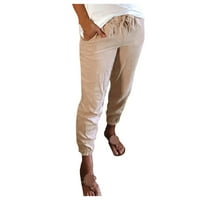 HGW pantalone za žene plus veličine Ženske pantalone Ljetna dna s džepovima Hlače za vuču Dugi pant