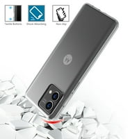 OneToughShield ® za Motorola Moto G Stylus 5G Shockofoff futrola za telefon, sa kaljenim zaštitnim zaslonom