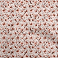 Onuone baršunasto narančasto tkanina cvjetna haljina materijal tkanina za ispis tkanina sa dvorištem