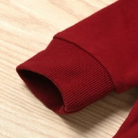 Djevojke za djecu Proljeće Trendy Odeća set dugih rukava kravata Dye Print Hoodie Duks hlače Outfit