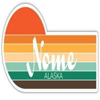 Nome Alaska Frižider Magnet Retro Vintage Sunset City 70s Estetski dizajn