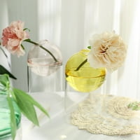 Staklene vaze za cvijeće, staklena kontejner za postrojenje Dekorativna vaza desktop vaza, kreativni