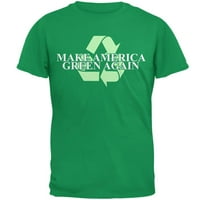 Napravite Ameriku Zelena ponovo reciklirajte muške majicu irski zeleni sm