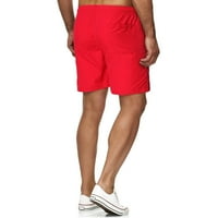 Aueoeo muns teretni hlače Slim Fit, muške pješačke gaćice za muškarce Brze suhe vježbe kratke hlače