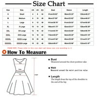 Haljina za obradu Žene Ležerne prilike V-izrez udobne tipke s dugim rukavima za ispis labave haljine