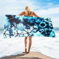 Ljetna ručnik za plažu od mikrovlakana s dva lica ručnik s baršunama s baršunama