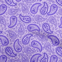 Onuone pamučna svila ljubičasta tkanina azijska paisley haljina materijala od tkanine za ispis tkanina
