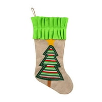 Božićne božićne božićne kuglice za stablo tamno kristalne ukrase bombonske poklone čarape Personalizirani kamin Čarapa plišani božićni ukrasi za kućne kuće i zabavni pribor za djecu