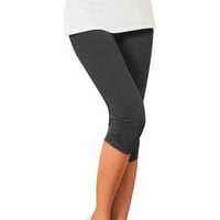 Ženske hlače Žene visokog struka Tummy Control Jesen Zimske tople modne rastezanje joge hlače za vježbanje