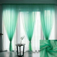 Domaći dekor napušta čista zavjesa TULLE prozor prozora Voile tkanina za drape