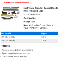 Prednji vremenski lančani komplet - kompatibilan sa - Ford Edge 2015
