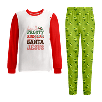 Božićna priča Pajamas pamučne jammies Porodične božićne pidžame za odrasle mlade pse