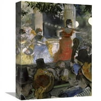 u. le cafe koncert des ambasadeurs Art Print - Edgar Degas