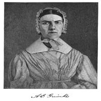 Angelina Emily Grimke n. Američki reformator i ukidanje. Graviranje, 19. vek. Poster Print by