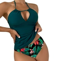 HxRoolrp kupaći kostimi u odjeći Ženski tankini kupalište Žene Print bikini set Push up podstavljeni