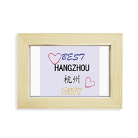 Hangzhou potpisuje art deco modni desktop ukrasite fotografiju okvir slike umjetno slikarstvo
