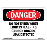 Prijavi se OS-DS-A-710-L- u. OSHA OPASNOST Znak - Ne ulazite kada lampica treperi ugljen