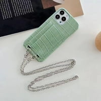 Trodimenzionalna kovačica torbica Creative Card kožna mobilna futrola za mobilne telefone Mint Green 11PRO MAX