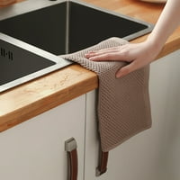 Bcloud Krpe za kućne posuđe Dvostrani saće Terry nije lako deformiran alati za čišćenje mekane ručnike