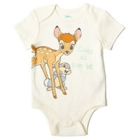 Disney Bambi Thumper novorođenčadi dječaci bodi bodi i hat outfit set novorođenče prema novorođenčadi