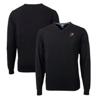 Muški rezač i buck crni arkansas razorbacks Lakemont Tri-Blend džemper od pulover V-izrezom