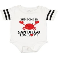 Inktastic nekoga u San Diegu voli me poklon poklon baby boy ili baby girl bodysuit