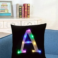 PEMPPENGFANG LED svjetloslovo pismo Ispiši jastuk jastučni jastuk CASSION CASFION COCK Dnevna soba Sofa