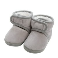Cipele za bebe tople čizme cipele modne čvrste boje non kliznite prozračne toddler čizme za djecu cipele